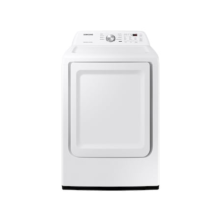 Samsung 7.2 cu. ft. Front-Loading Electric Dryer with Sensor Dry and 8 Drying Modes in White DVE45T3200W